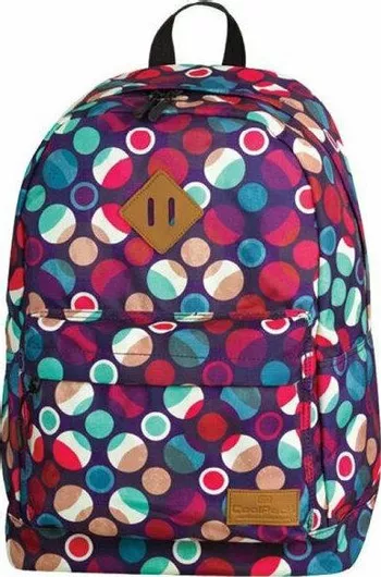 Σχολική Τσάντα Πλάτης Coolpack Cross Mosaic Dots Σχολική Γυμνασίου - Λυκείου Πολύχρωμη 25lt