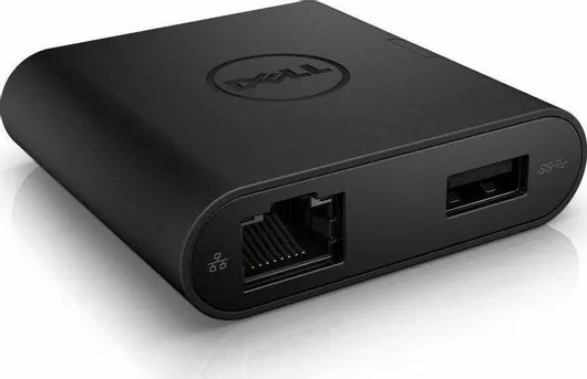 Docking Station Laptop Dell USB-C male - HDMI / RJ-45 / USB-A / VGA female 470-ABRY