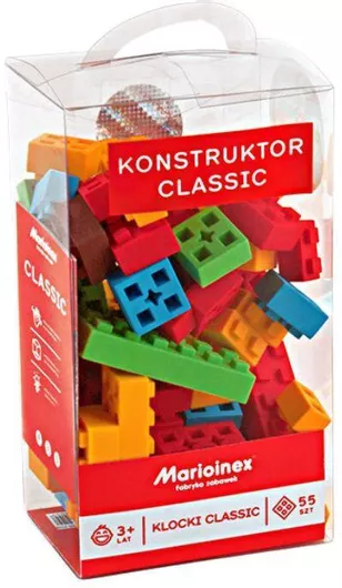 Τουβλάκι Marioinex Classic Blocks για 3+ Ετών 55τμχ