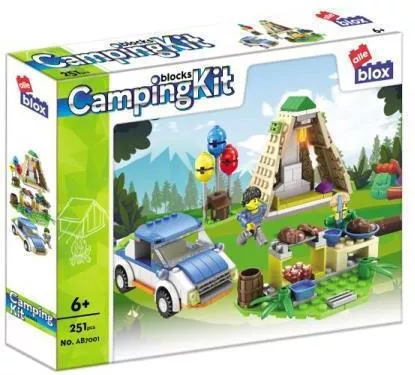 Τουβλάκι Alleblox Champing Kit για 6+ Ετών 251τμχ
