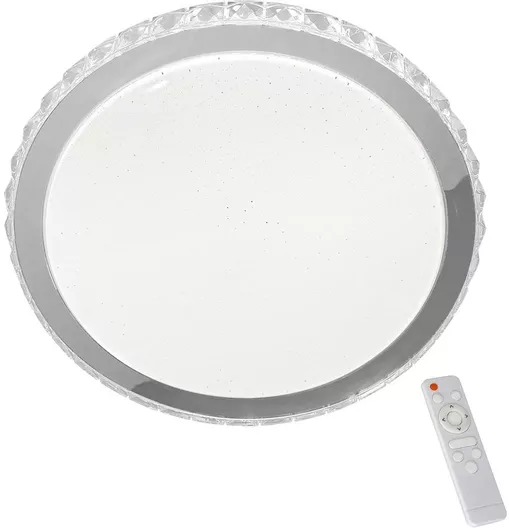 Πλαφονιέρα Οροφής Eko Light Λευκό με Ενσωματωμένο LED & Τηλεχειριστήριο