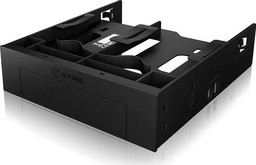 Mounting Frame Icy Box for 2x 2.5Inch+1x 3.5Inch HDD/SSDs in 1x 5.25Inch bay Μαύρο (60082)