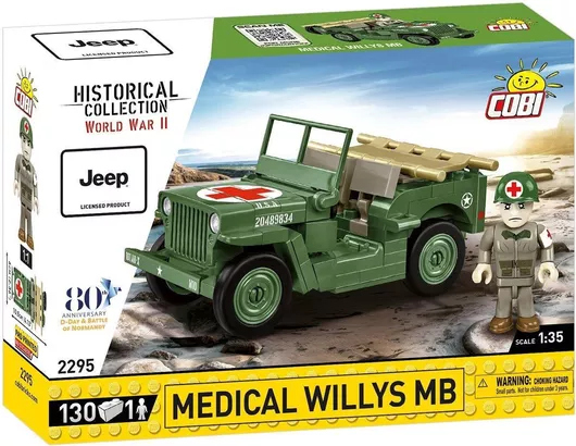 Τουβλάκι Cobi Medical Willys MB για 6+ Ετών 130τμχ