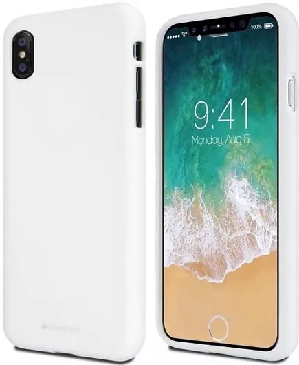 Mercury Soft A920 Back Cover Σιλικόνης Λευκό Galaxy A9 2018