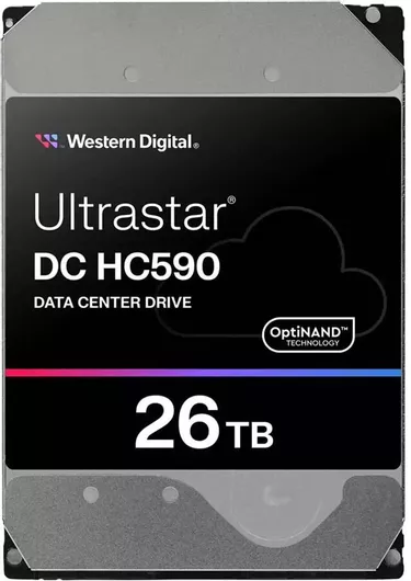 HDD Σκληρός Δίσκος Western Digital DC HC590 24TB 3.5" SATA III 7200rpm με 512MB Cache για NAS / Server / Καταγραφικό