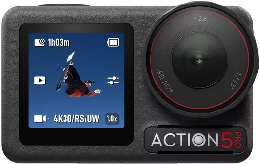 Action Camera DJI Osmo Action 5 Pro Adventure 8K Μαυρό με Οθόνη