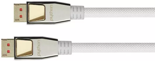 ΚαλώδιοPython DP20-PY005W DisplayPort male - DisplayPort male 0.5m Λευκό DP20-PY005W