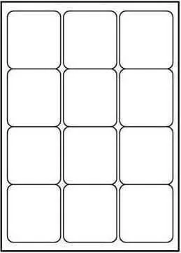 Αυτοκόλλητη Ετικέτα Α4 Ορθογώνιες Logo