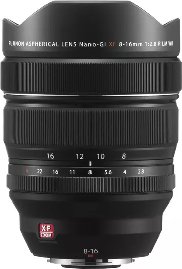 Φωτογραφικός Φακός Fujifilm Crop XF 8-16mm f/2.8 R LM WR Ultra-Wide Zoom για Fujifilm X Mount Μαύρος