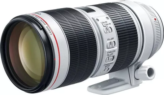 Φωτογραφικός Φακός Canon Full Frame 70-200mm f/2.8L IS III USM Tele Zoom για Canon EF Mount Λευκός