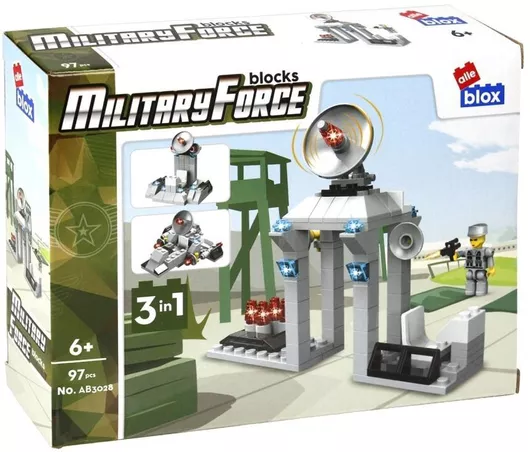 Τουβλάκι Alleblox Military Force 3in1 για 6+ Ετών 97τμχ