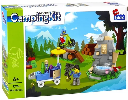 Τουβλάκι Alleblox Champing Kit για 6+ Ετών 172τμχ
