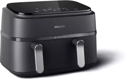 Philips 3000 Series Air Fryer NA351/00 με Διπλό Αποσπώμενο Κάδο 9lt Μαύρο