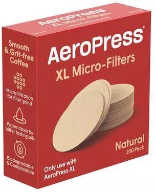 Aeropress 200 Φίλτρα Καφέ - Τσαγιού Χάρτινα Καφέ