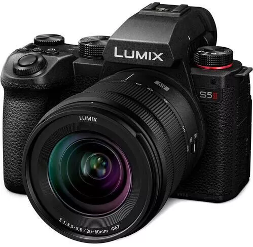 Mirrorless Φωτογραφική Μηχανή Panasonic Lumix S5 II Kit Lumix S 20-60mm F3.5-5.6 Μαύρο