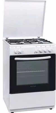 Κουζίνα Philco 56lt με Εστίες Αερίου & Ρεύματος Π59.8cm Λευκό