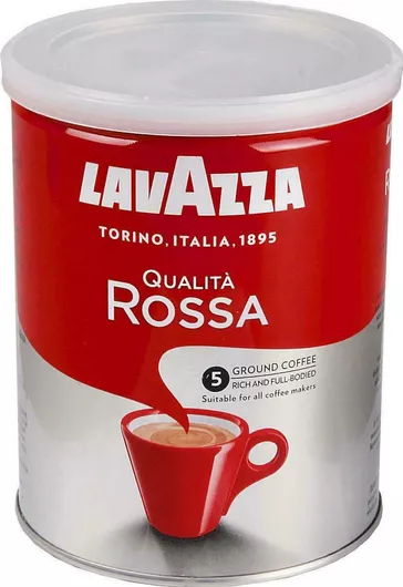 Καφές Espresso Lavazza Rossa Αλεσμένος σε Κουτί 250gr