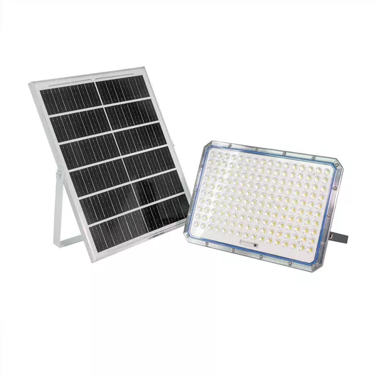 Προβολέας Jortan Στεγανός Ηλιακός LED Ψυχρό Λευκό 6500K με Τηλεχειριστήριο IP66