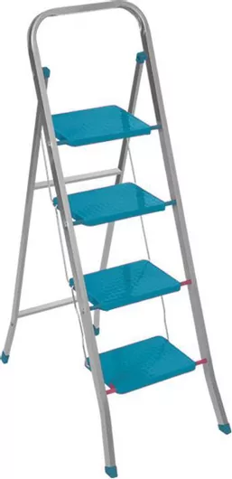 Σκάλα Klikareto Μεταλλική με 4 Σκαλοπάτια 47cm