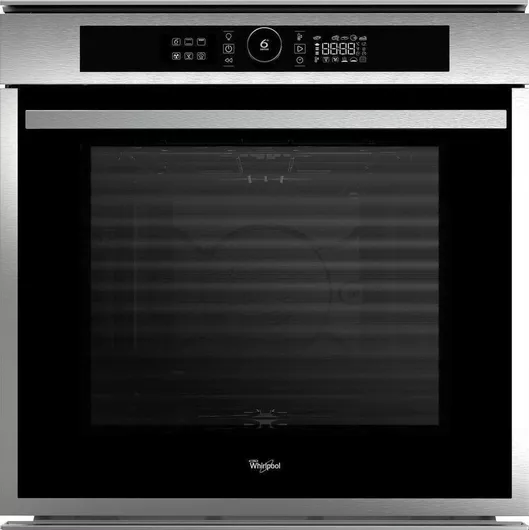 Φούρνος Whirlpool άνω Πάγκου 73lt χωρίς Εστίες Π59.5cm Inox