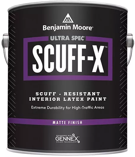 Πλαστικό Χρώμα Benjamin Moore Scuff-x για Εσωτερική Χρήση 3.78lt