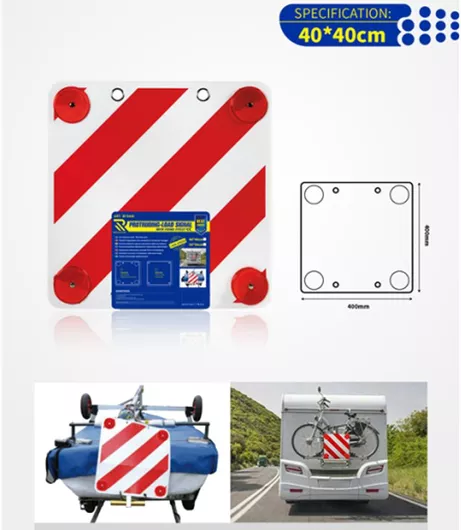 Reflective Vehicle Light Squares 40x40cm 800305 Generaltrade