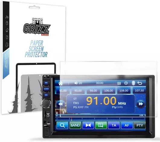 Matte Grizzglass Car Display Protection for Android Car Radio Blow BC9000 2 Din 7"