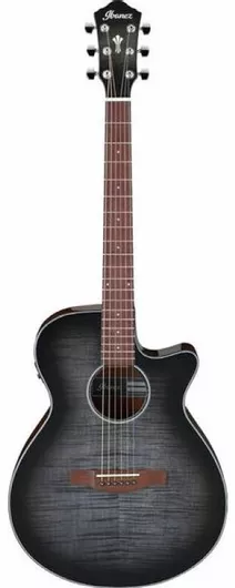 Ακουστική Κιθάρα Ibanez Ηλεκτροακουστική AEG70-TCH Cutaway Charcoal