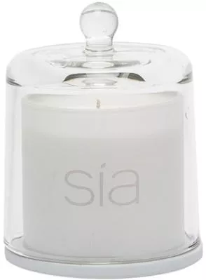 Αρωματικό Κερί Sia Scented Bella σε Βάζο 16cm Λευκό
