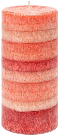 Κερί Sia Pillar Κορμός 7x15cm Πορτοκαλί