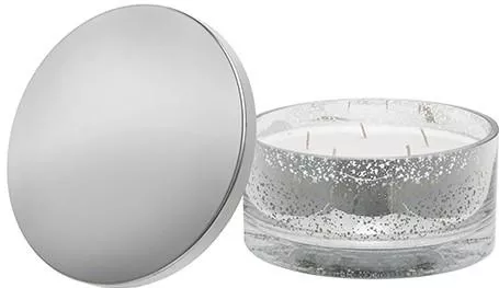 Κερί Sia Reflect σε Βάζο 15x8cm Λευκό