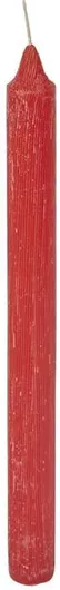Κερί Sia Rustic Taper Κηροπηγίου Κόκκινο