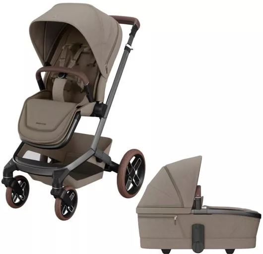 Καρότσι Μωρού Maxi-Cosi Fame Twillic Ρυθμιζόμενο 2 σε 1 Kατάλληλο για Nεογέννητο Truffle (& Σετ Αντάπτορες Καθίσματος)