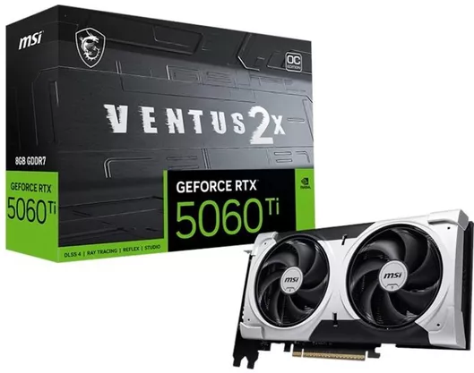Κάρτα Γραφικών MSI GeForce RTX 5060 Ti 16GB GDDR7 Ventus 2X OC Plus