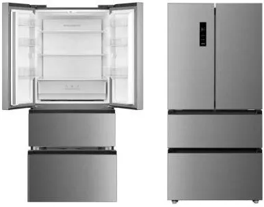 Ψυγείο Ντουλάπα Inventor 391lt Total NoFrost Υ178xΠ70.3xΒ68.6cm Inox PSF4D-17870INX