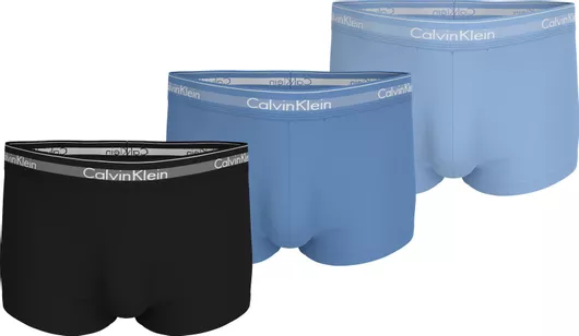 Calvin Klein Ανδρικά Μποξεράκια Low Rise Trunk Πολύχρωμα (Συσκευασία 3 Τεμαχίων)