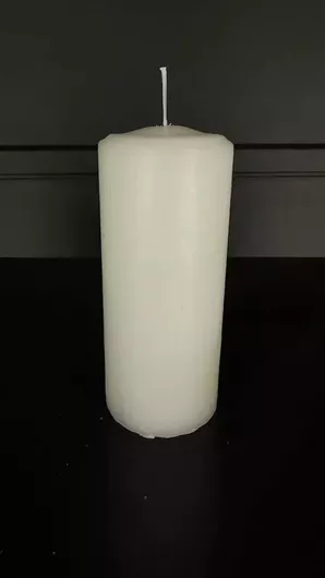 Κερί Διακοσμητικό 12*5cm Εκρού