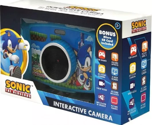 FirstTrends Sonic The Hedgehog Interactive Kids Camera Παιδική Φωτογραφική Μηχανή