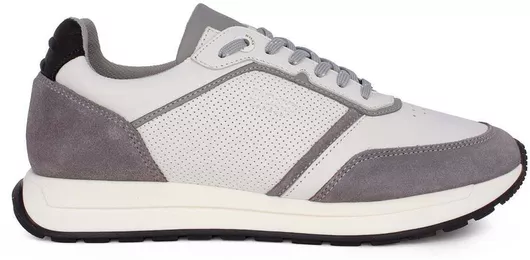 Boss Shoes Ανδρικά Sneakers Λευκό Γκρι