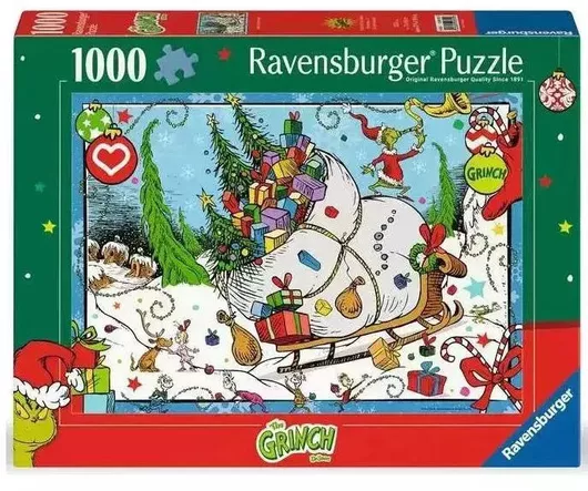 Grinch Christmas Puzzle 2D 1000pcs
