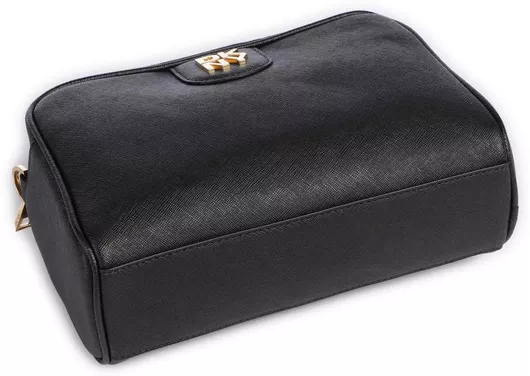 Γυναικεία Τσάντα Χιαστί DKNY Δερμάτινη Μαύρο