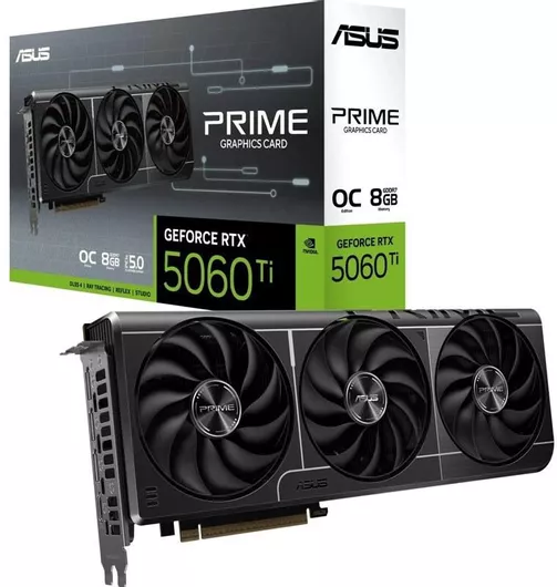 Κάρτα Γραφικών Asus GeForce RTX 5060 Ti 8GB GDDR7 Prime OC Edition