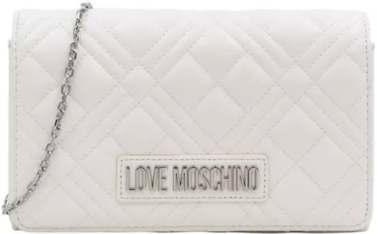Γυναικεία Τσάντα Ώμου Moschino Λευκό
