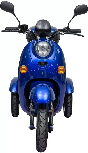 Ηλεκτρικό Τρίκυκλο Scooter Μηχανάκι Μπλε