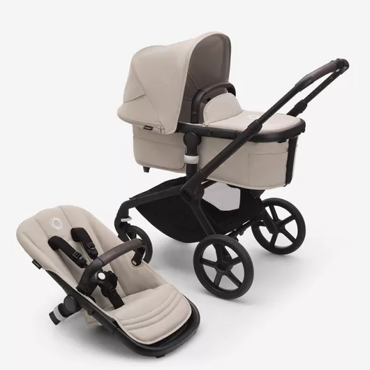 Καρότσι Μωρού Bugaboo Fox 5 Ρυθμιζόμενο 2 σε 1 Black/Desert Taupe