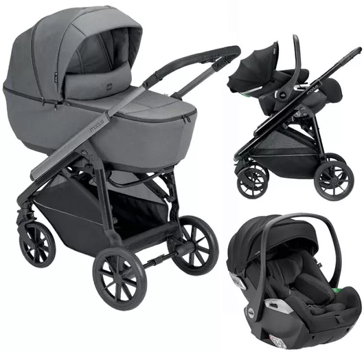 Καρότσι Μωρού Cam Modus Duo Ρυθμιζόμενο 3 σε 1 Kατάλληλο για Nεογέννητο Col.603 Anthracite 13.4kg