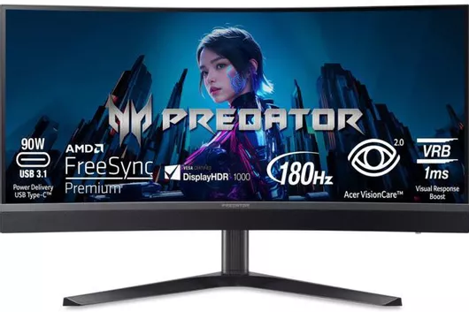 Acer Predator X34 V3 Ultrawide VA HDR Gaming Monitor 34" 3440x1400 180Hz