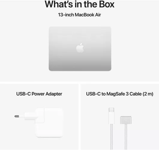 Apple MacBook Air 13.6" IPS Retina Display M4-10‑core/16GB/256GB SSD/8-Core GPU Silver US Keyboard