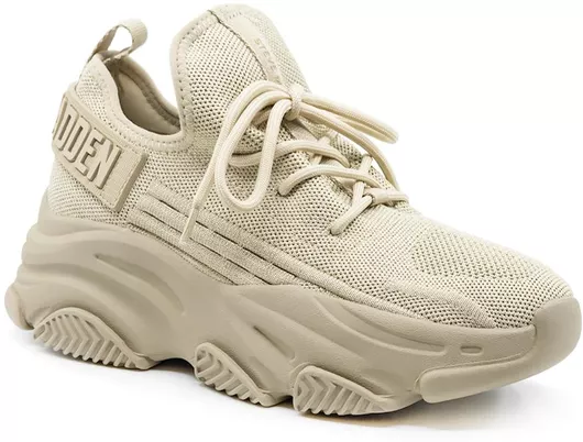 Steve Madden Γυναικεία Sneakers Μπεζ / Χρυσό