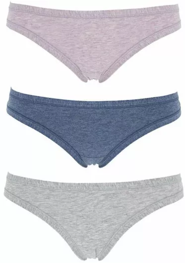 Γυναικεία Σλιπ Brazil Βαμβακερά Σετ 3τμχ. Cotonella Πολύχρωμα